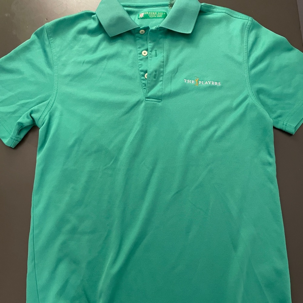 The Players Green Golf Polo